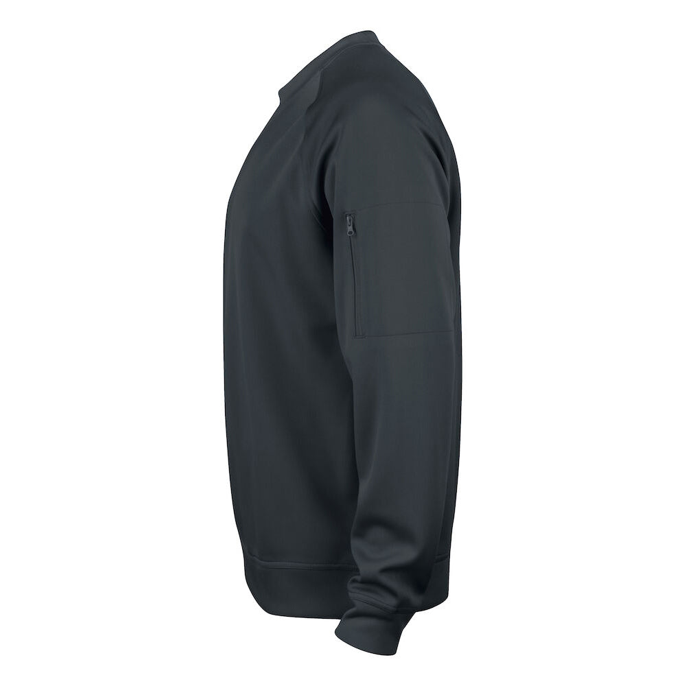 Black - Lifestyle - Clique Unisex Adult Basic Active Sweatshirt