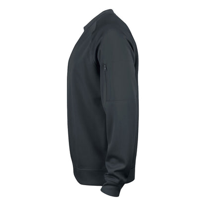 Black - Lifestyle - Clique Unisex Adult Basic Active Sweatshirt