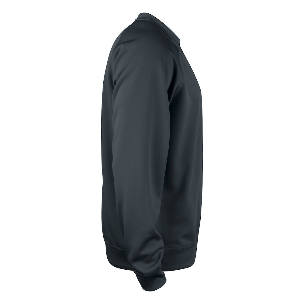 Black - Side - Clique Unisex Adult Basic Active Sweatshirt