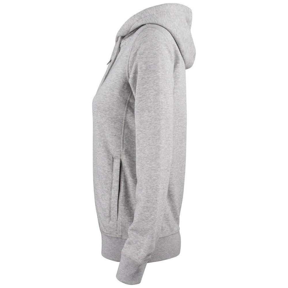 Grey Melange - Lifestyle - Clique Womens-Ladies Premium Full Zip Hoodie