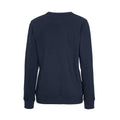 Navy - Back - Cottover Womens-Ladies Crew Neck Sweatshirt