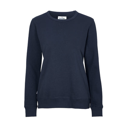Navy - Pack Shot - Cottover Womens-Ladies Crew Neck Sweatshirt