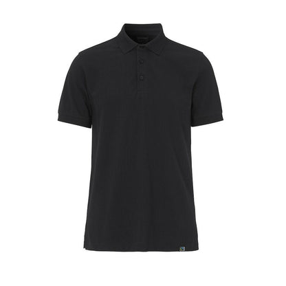 Black - Front - Cottover Mens Pique Stretch Polo Shirt