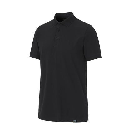Black - Back - Cottover Mens Pique Stretch Polo Shirt