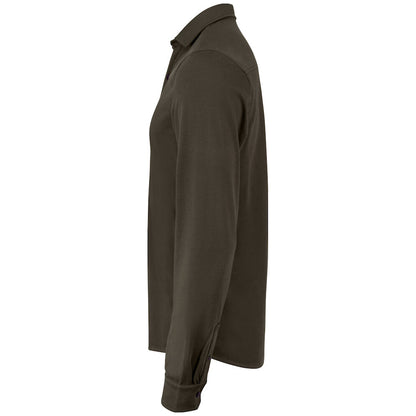Ivy Green - Side - Cutter & Buck Mens Advantage Shirt