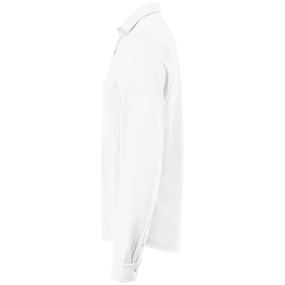 White - Side - Cutter & Buck Mens Advantage Shirt