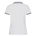 White - Back - Clique Womens-Ladies Astoria Polo Shirt