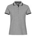 Grey Melange - Front - Clique Womens-Ladies Astoria Polo Shirt