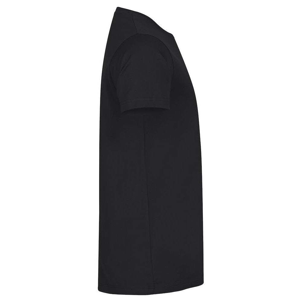 Black - Side - Clique Mens Premium Long T-Shirt