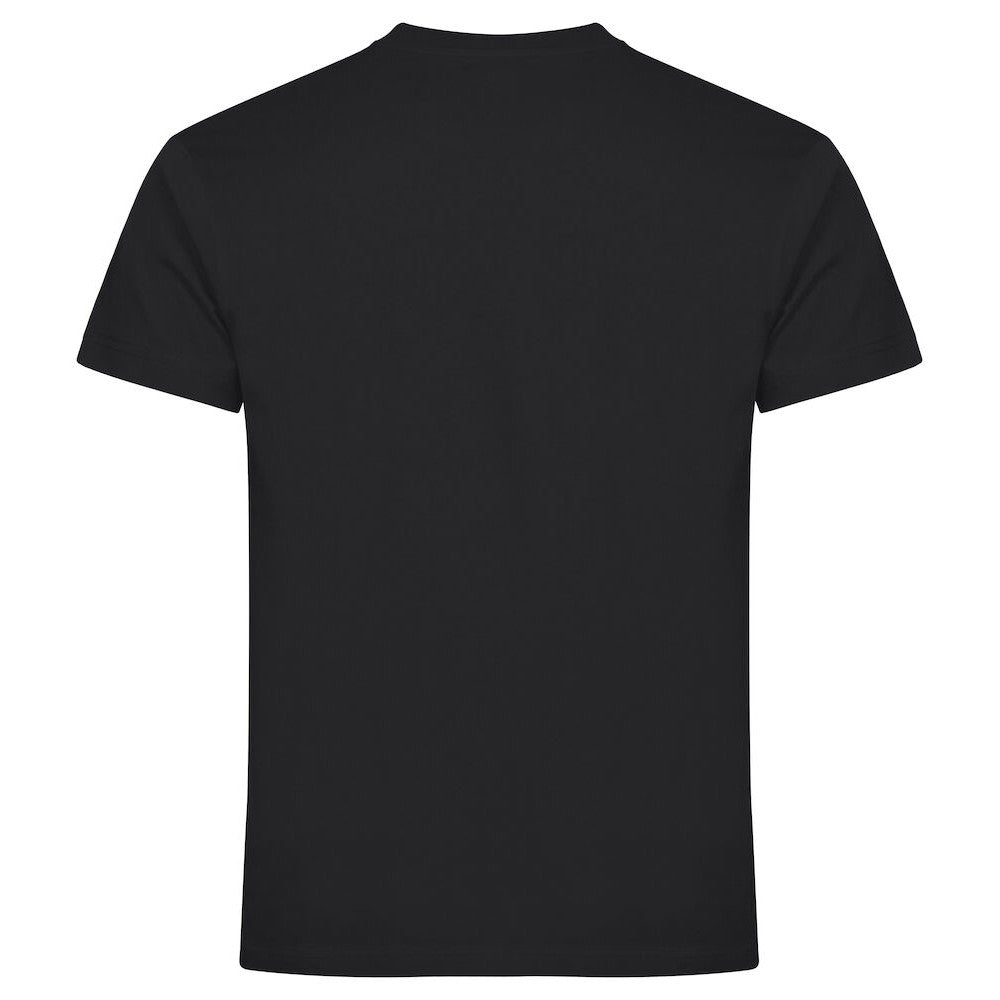 Black - Back - Clique Mens Premium Long T-Shirt