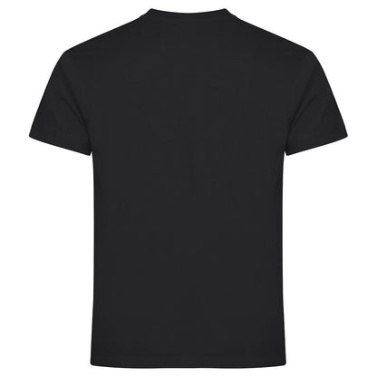 Black - Back - Clique Mens Premium Long T-Shirt