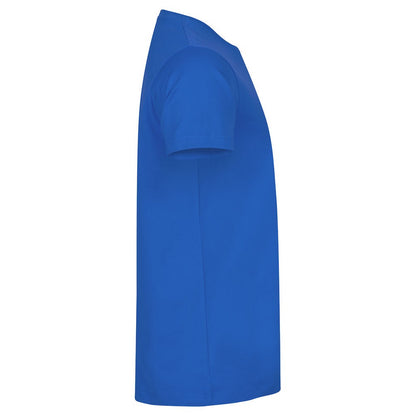 Blue - Side - Clique Mens Premium Long T-Shirt