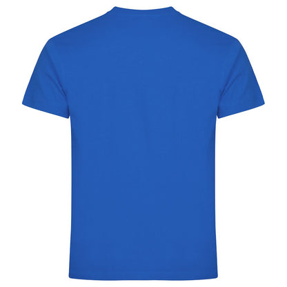 Blue - Back - Clique Mens Premium Long T-Shirt