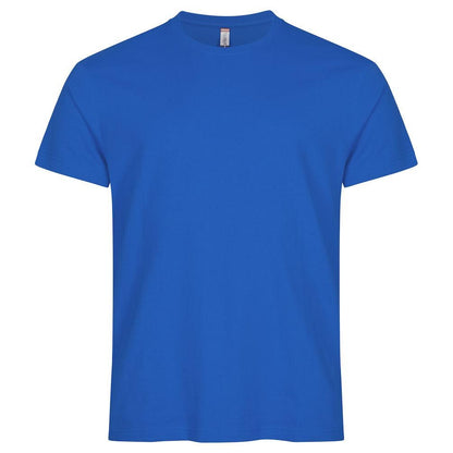 Blue - Front - Clique Mens Premium Long T-Shirt