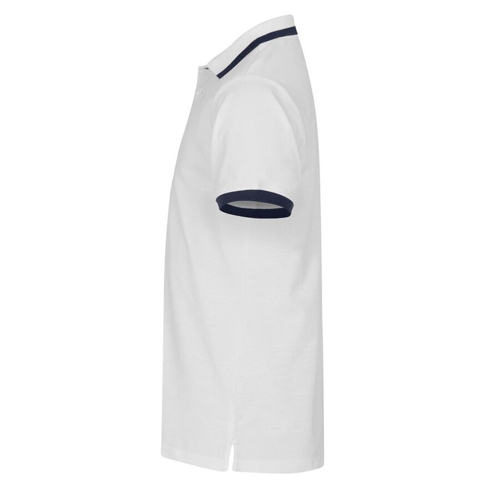 White - Lifestyle - Clique Mens Austin Polo Shirt