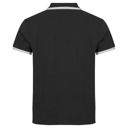 Black - Back - Clique Mens Austin Polo Shirt