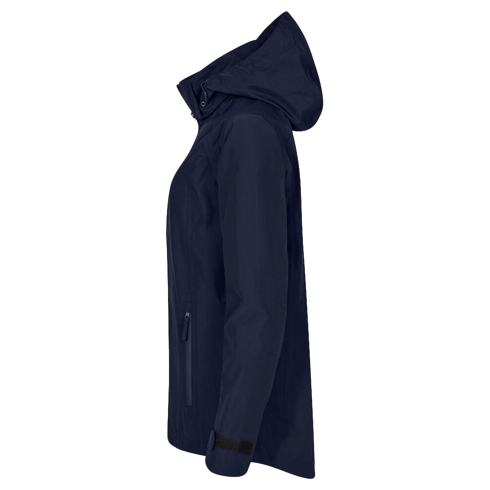 Dark Navy - Side - Clique Womens-Ladies Classic Soft Shell Jacket