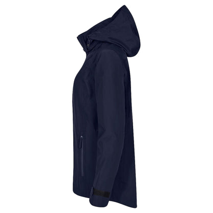 Dark Navy - Side - Clique Womens-Ladies Classic Soft Shell Jacket