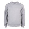 Grey Melange - Front - Clique Unisex Adult Basic Round Neck Active Sweatshirt