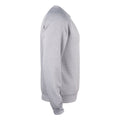 Grey Melange - Side - Clique Unisex Adult Basic Round Neck Active Sweatshirt