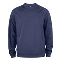 Dark Navy - Front - Clique Unisex Adult Basic Round Neck Active Sweatshirt