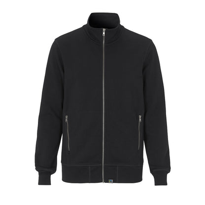 Black - Front - Cottover Mens French Terry Full Zip Jacket