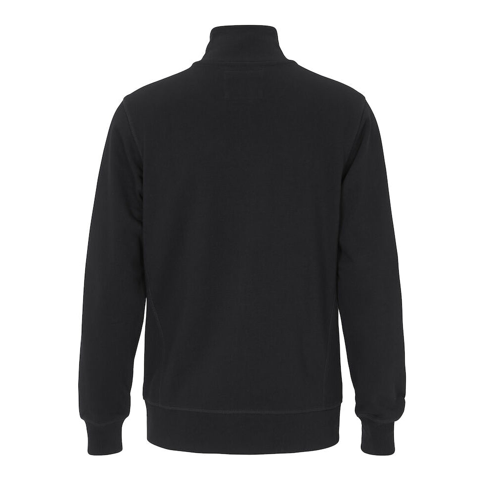 Black - Back - Cottover Mens French Terry Full Zip Jacket