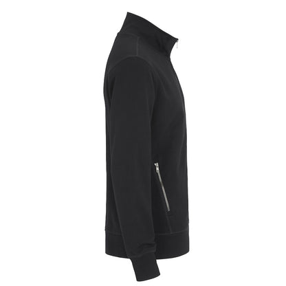 Black - Side - Cottover Mens French Terry Full Zip Jacket