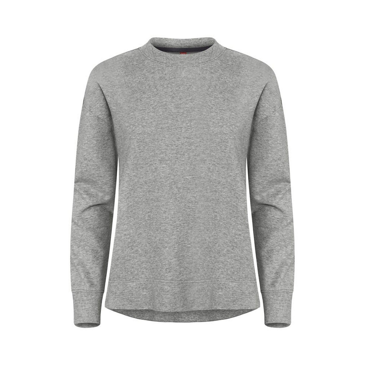 Grey Melange - Front - Clique Womens-Ladies Miami Pro Round Neck Sweatshirt