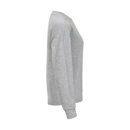 Grey Melange - Side - Clique Womens-Ladies Miami Pro Round Neck Sweatshirt