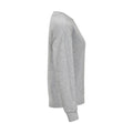 Grey Melange - Side - Clique Womens-Ladies Miami Pro Round Neck Sweatshirt