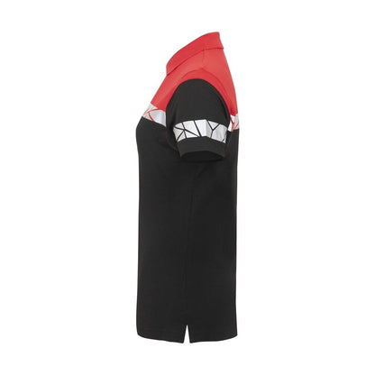 Black-Red - Lifestyle - Projob Womens-Ladies Progression Pique Polo Shirt