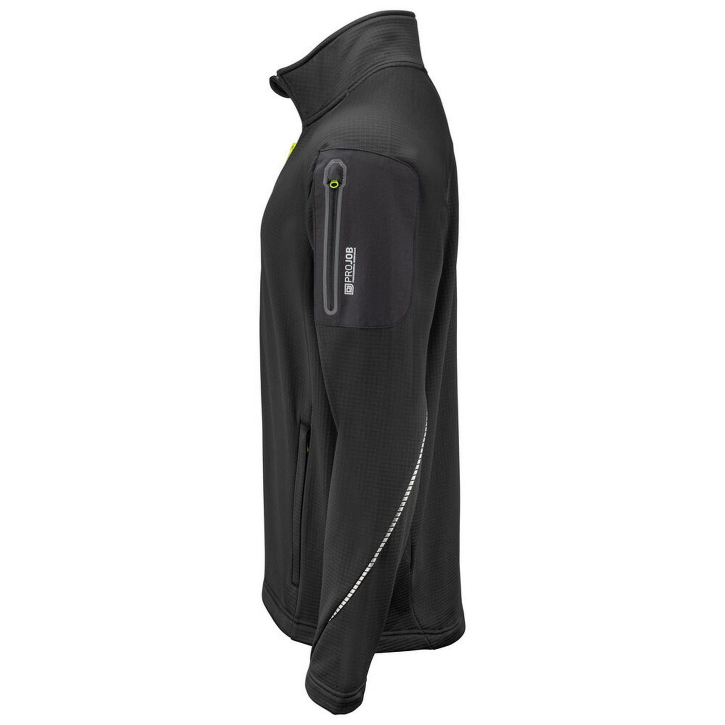 Black - Lifestyle - Projob Mens Microfleece Jacket