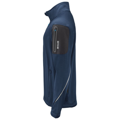 Navy - Lifestyle - Projob Mens Microfleece Jacket