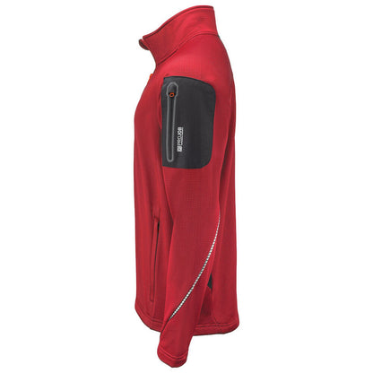 Red - Lifestyle - Projob Mens Microfleece Jacket