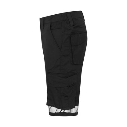 Black - Lifestyle - Projob Mens Progression Work Shorts
