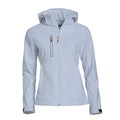 White - Front - Clique Womens-Ladies Milford Soft Shell Jacket