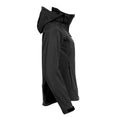 Black - Side - Clique Womens-Ladies Milford Soft Shell Jacket