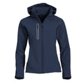 Dark Navy - Front - Clique Womens-Ladies Milford Soft Shell Jacket