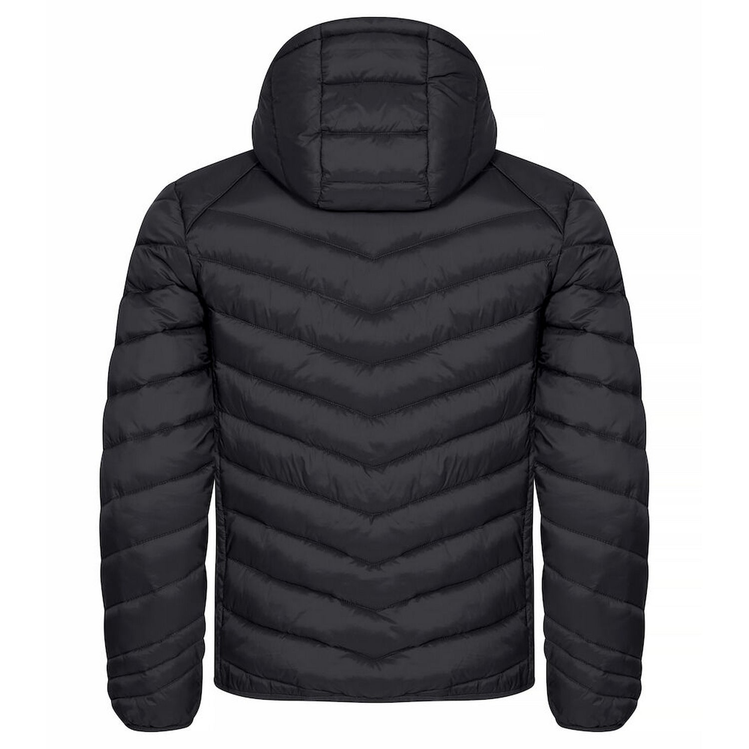 Black - Back - Clique Childrens-Kids Idaho Padded Jacket