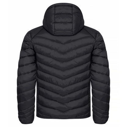 Black - Back - Clique Childrens-Kids Idaho Padded Jacket