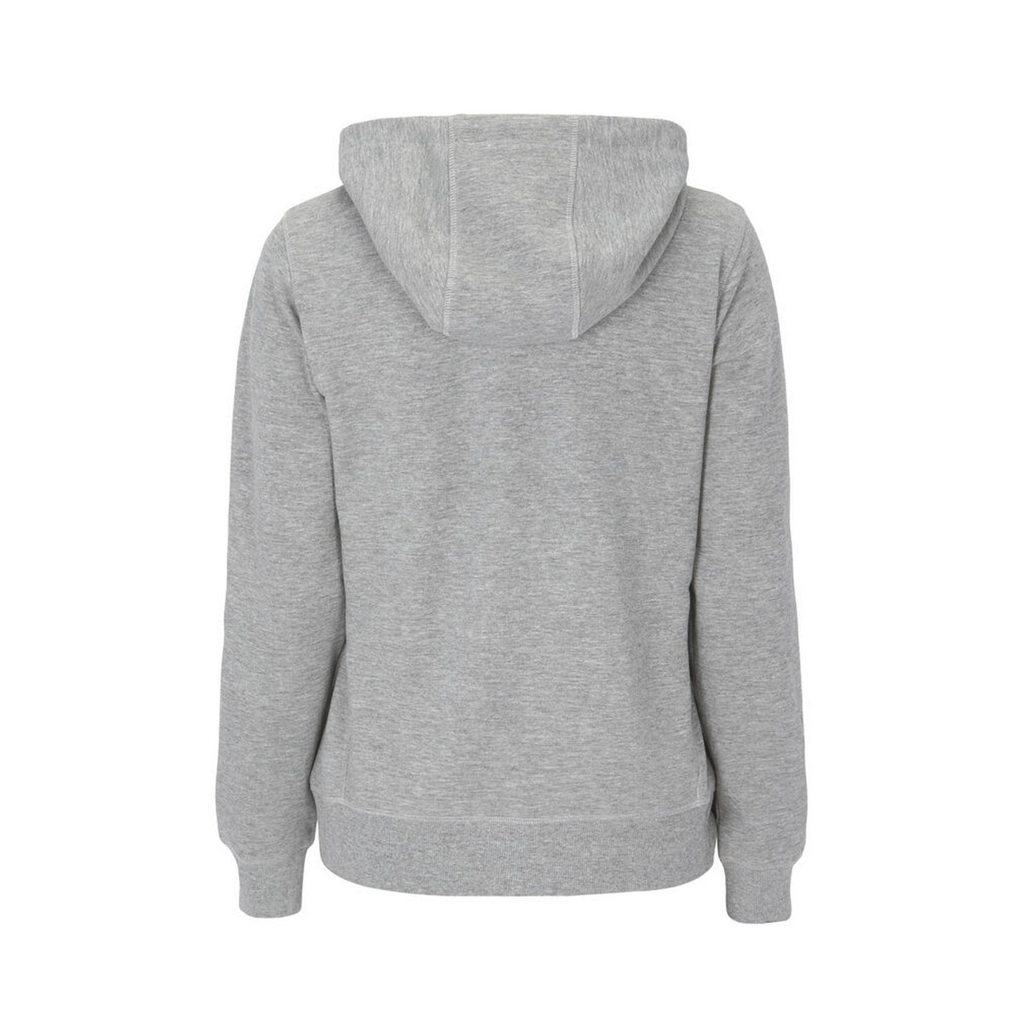Grey Melange - Back - Cottover Womens-Ladies French Terry Full Zip Hoodie