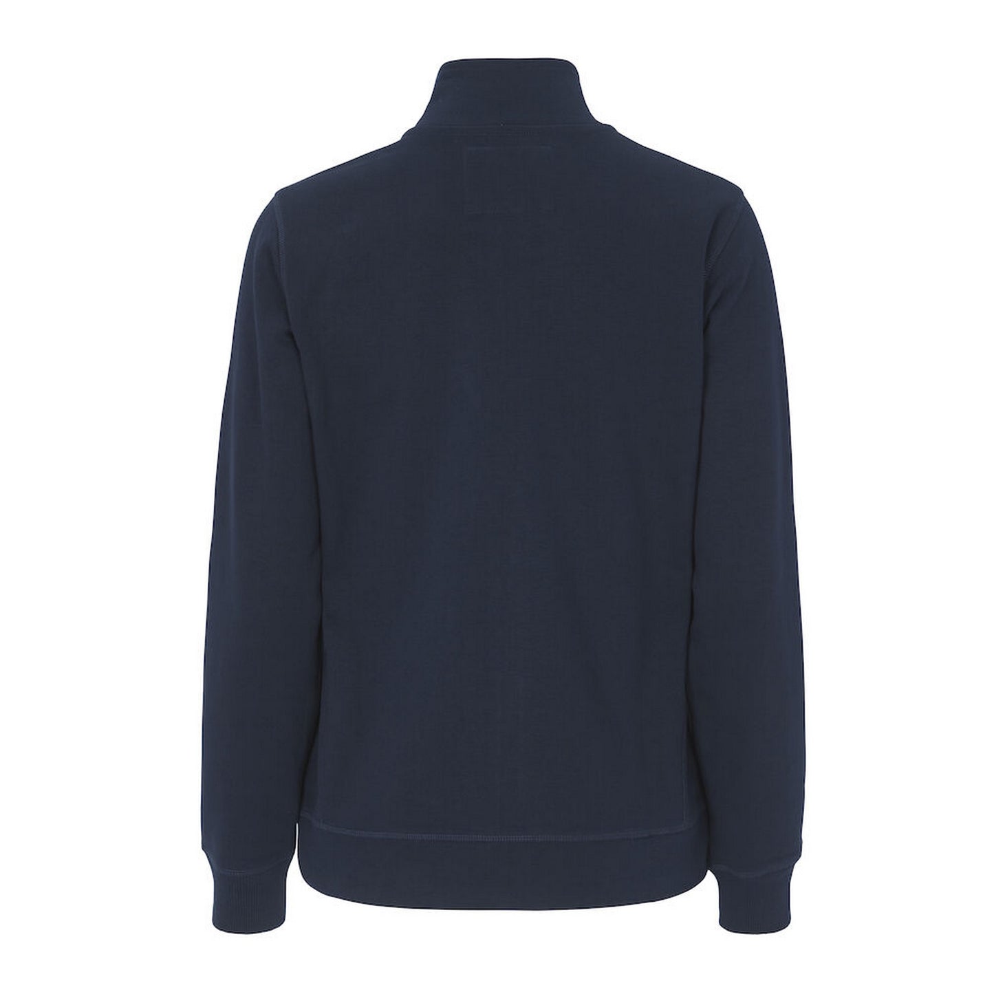 Navy - Back - Cottover Womens-Ladies French Terry Full Zip Jacket
