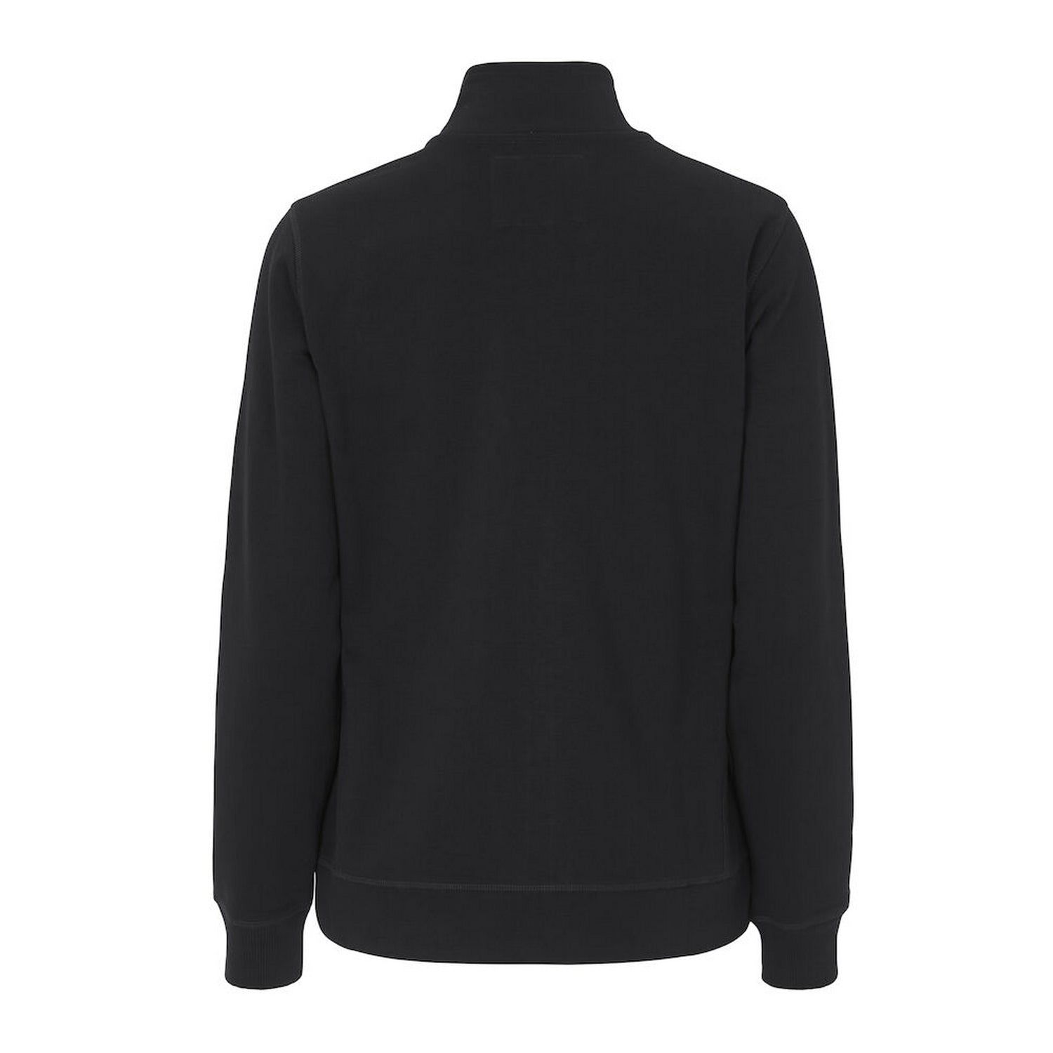 Black - Back - Cottover Womens-Ladies French Terry Full Zip Jacket