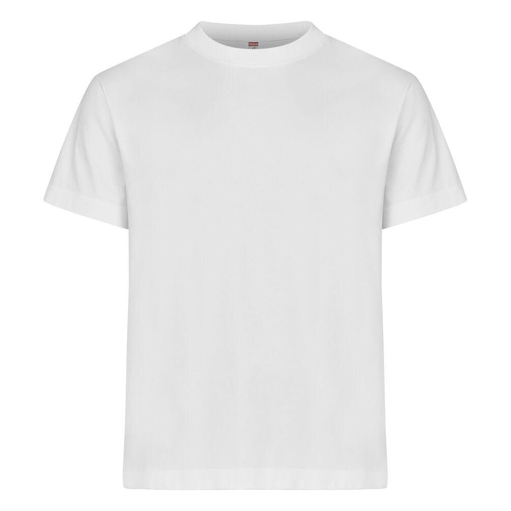 White - Front - Clique Unisex Adult Oversized T-Shirt