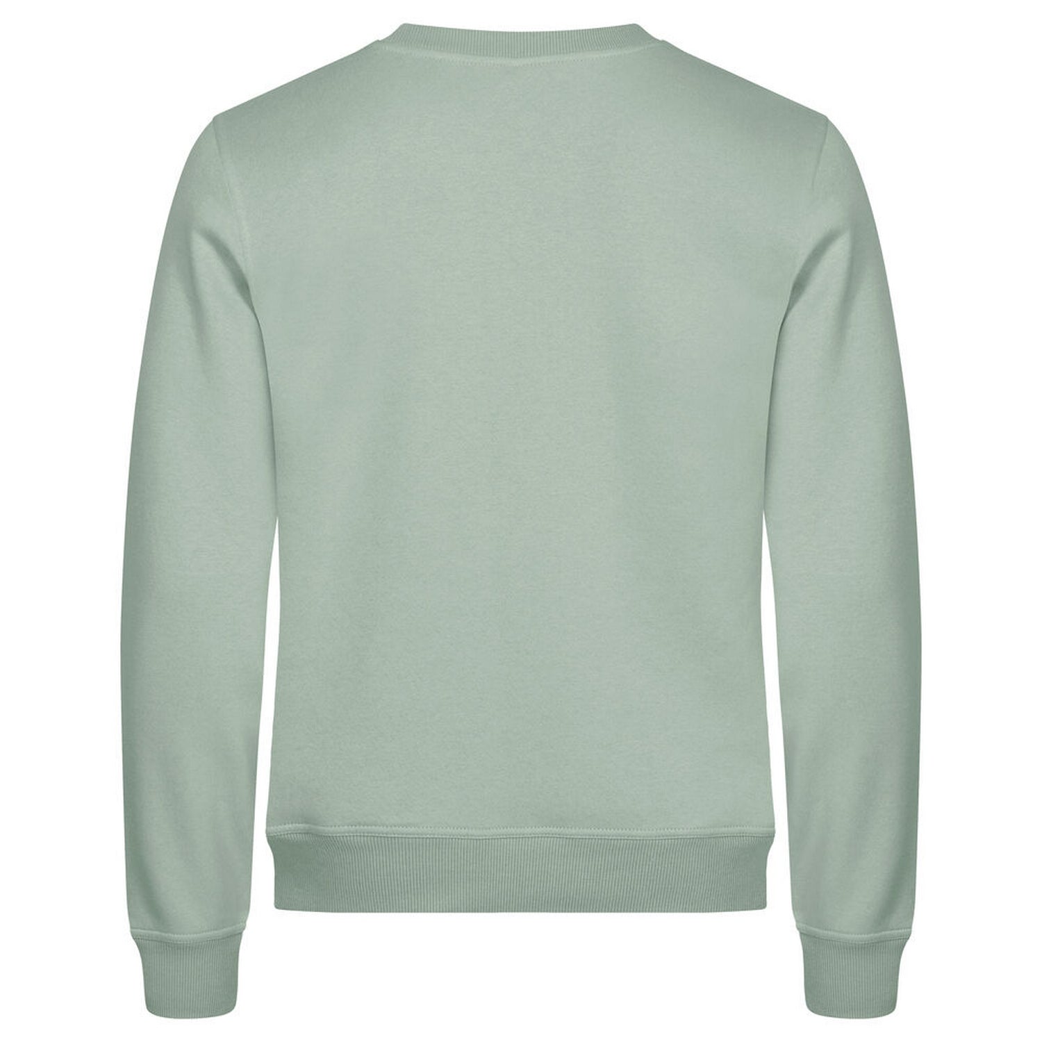 Army Green - Back - Clique Unisex Adult Miami Round Neck Sweatshirt