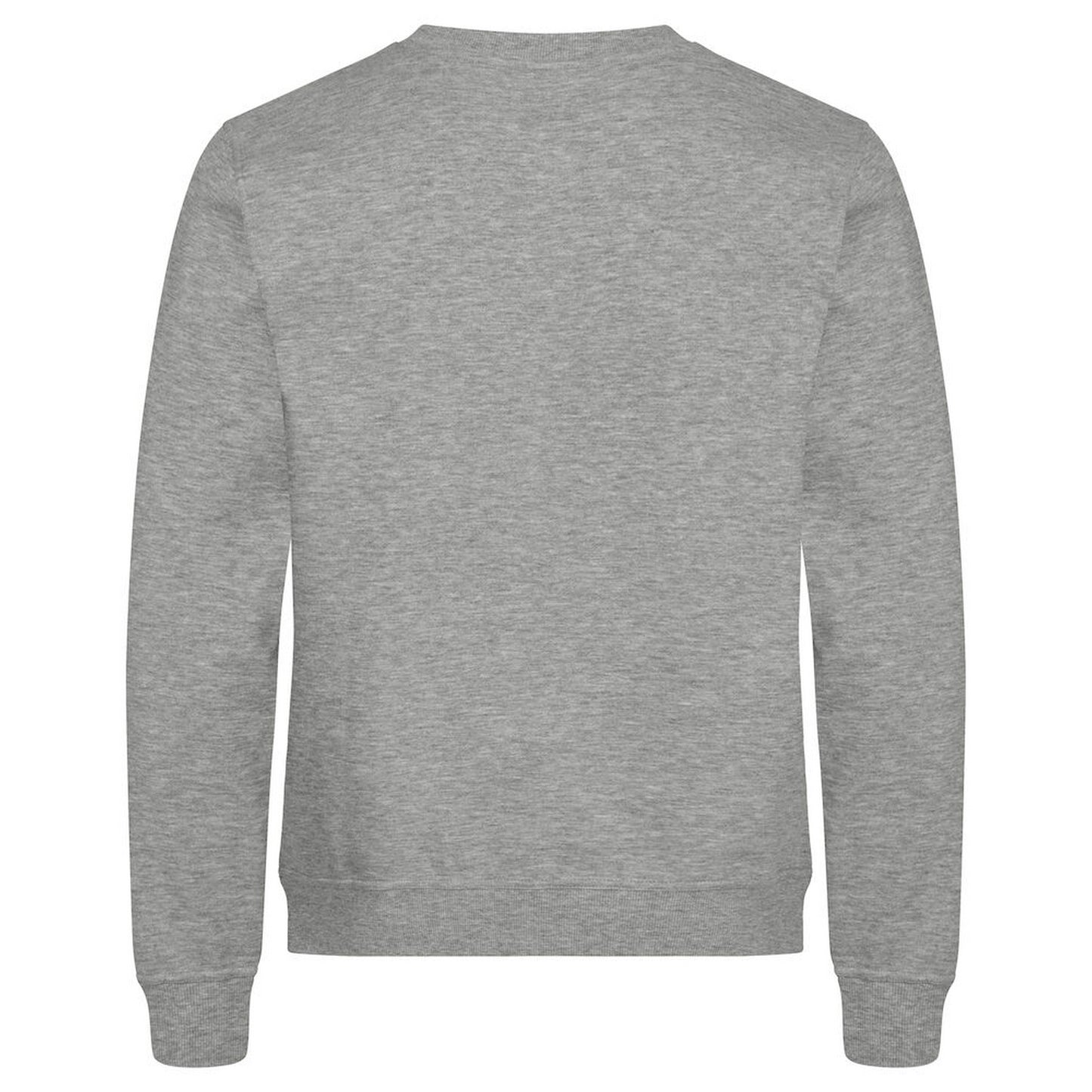 Grey Melange - Back - Clique Unisex Adult Miami Round Neck Sweatshirt