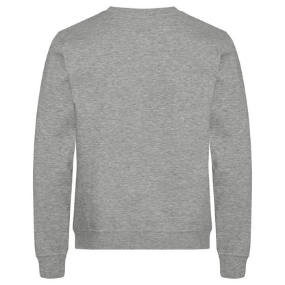 Grey Melange - Back - Clique Unisex Adult Miami Round Neck Sweatshirt