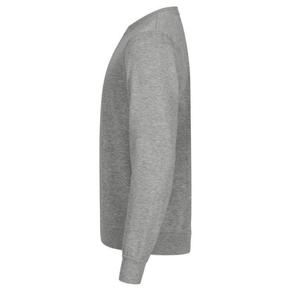 Grey Melange - Side - Clique Unisex Adult Miami Round Neck Sweatshirt