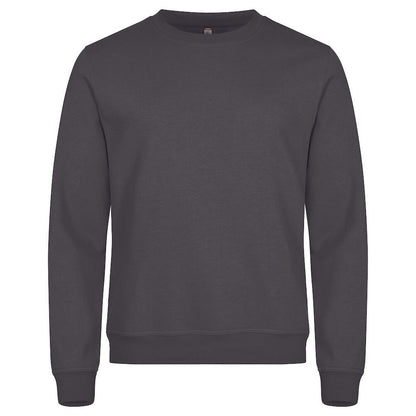 Metal Grey - Front - Clique Unisex Adult Miami Round Neck Sweatshirt